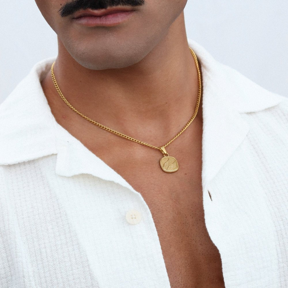 Rush gold wings pendant necklace trendy popular men women 