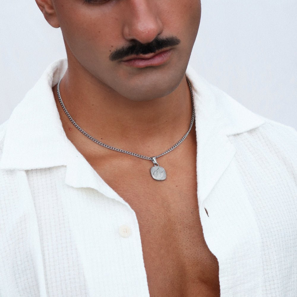 Rush silver wings pendant necklace trendy popular men women 