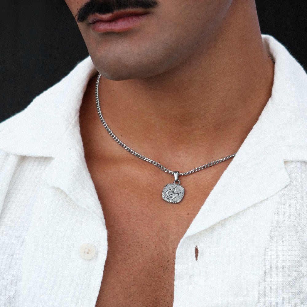 Rush silver wings pendant necklace trendy popular men women 