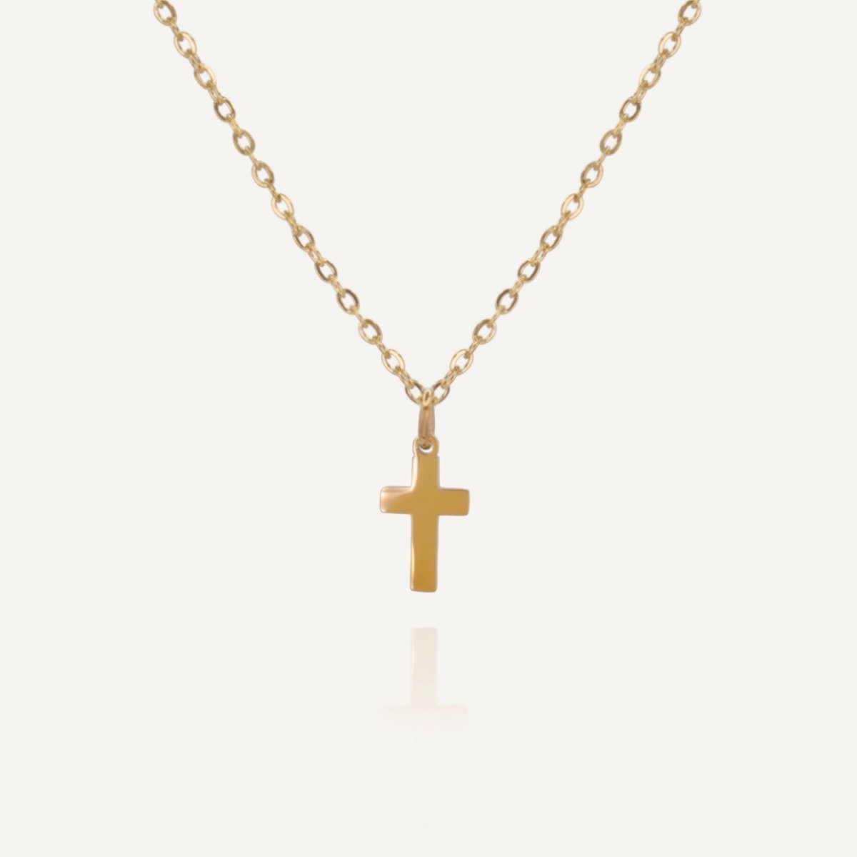 Rush cross gold necklace men women trendy popular 