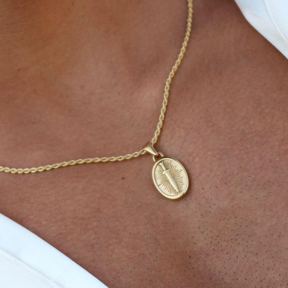 Rush men women gold pendant popular trendy necklace 