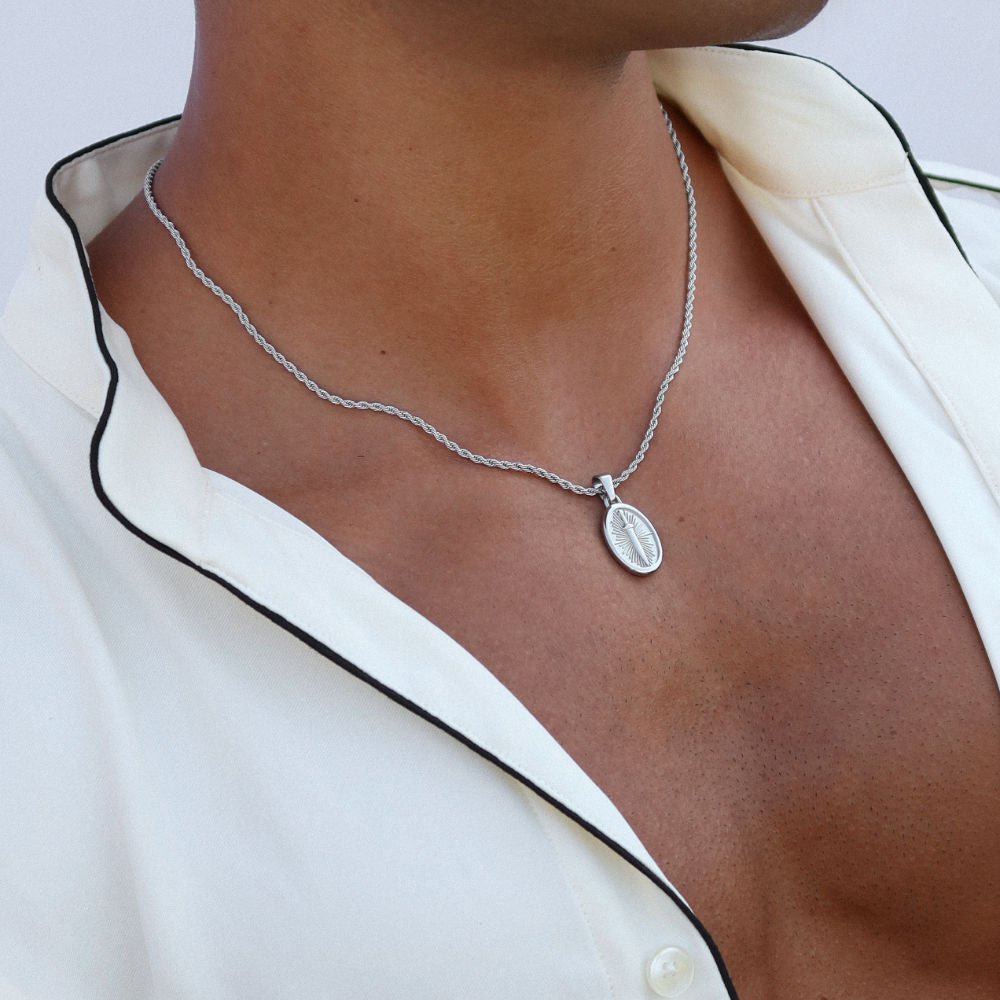 Rush men women silver pendant popular trendy necklace 