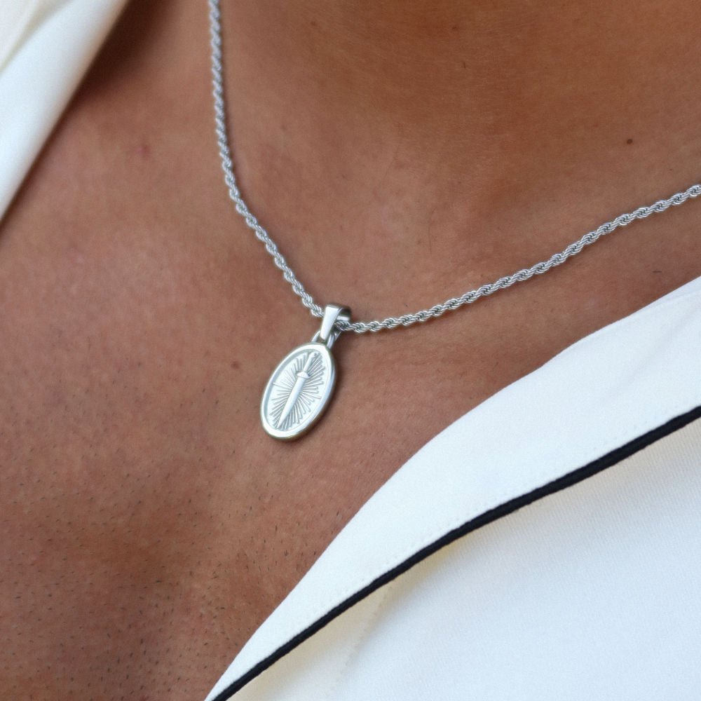 Rush men women silver pendant popular trendy necklace 
