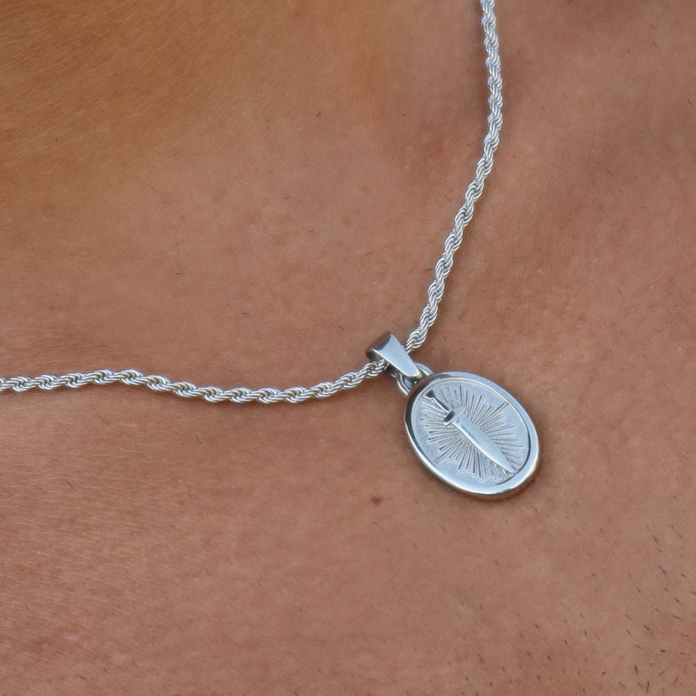 Rush men women silver pendant popular trendy necklace 