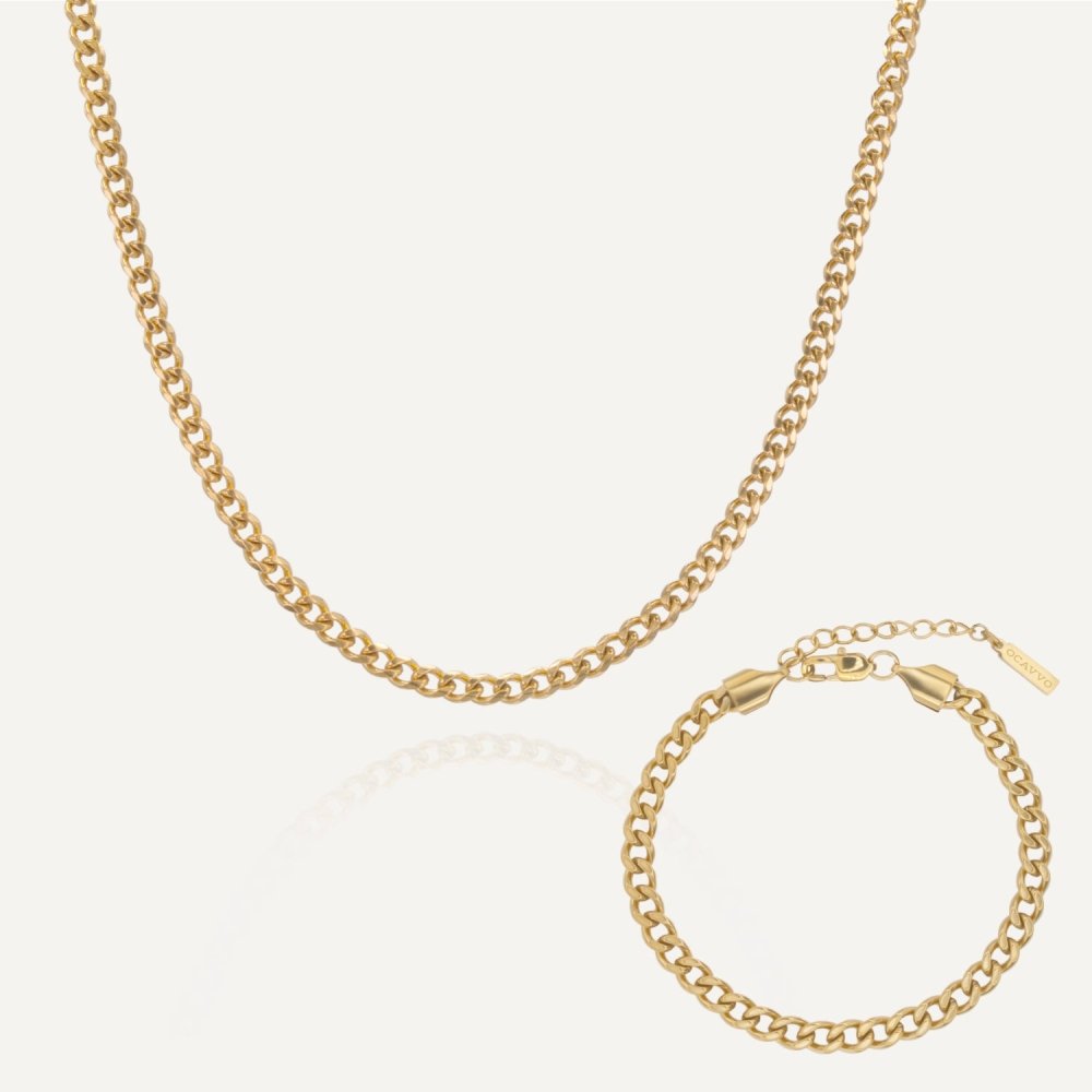 The Cuban Set - 4mm - OCAVVO OCAVVO Gold