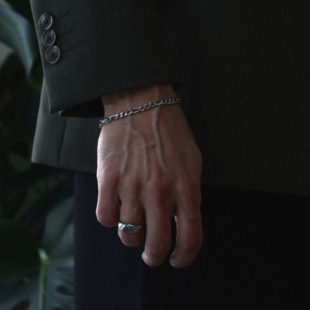 The Figaro Chain Set - 4mm - Rush. Rush. Silver