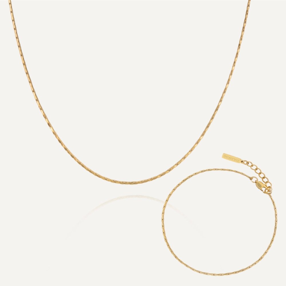 The Rope Chain Set - 2mm - OCAVVO OCAVVO Gold